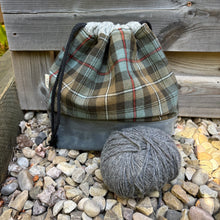 Load image into Gallery viewer, Drawstring Project Bag, medium - Icicle