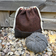 Load image into Gallery viewer, Drawstring Project Bag, small - Blazing
