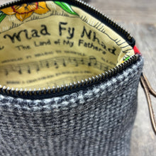 Load image into Gallery viewer, Larch, Zip Case, medium (Wales Tea Towel liner)