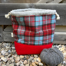Load image into Gallery viewer, Drawstring Project Bag, medium - Sleet
