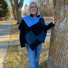 Load image into Gallery viewer, Poncho, Cashmere - 'Piaf'