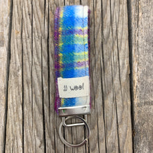 Load image into Gallery viewer, Woolly Key Ring - City of Edmonton Tartan!