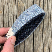 Load image into Gallery viewer, Woolly Key Ring - Light Blue Tweed
