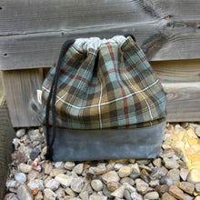 Load image into Gallery viewer, Drawstring Project Bag, medium - Icicle

