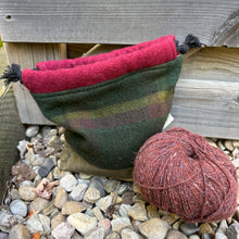 Load image into Gallery viewer, Drawstring Project Bag, small - Patchy
