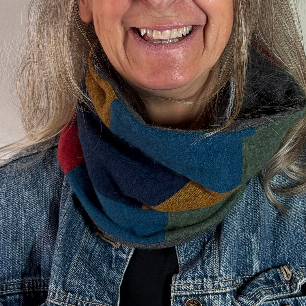 Cashmere, neckwarmer - Sunbird