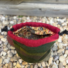Load image into Gallery viewer, Drawstring Project Bag, small - Patchy
