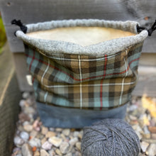 Load image into Gallery viewer, Drawstring Project Bag, medium - Icicle
