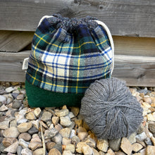 Load image into Gallery viewer, Drawstring Project Bag, adorably small - Muggy
