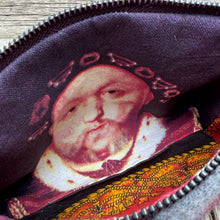 Load image into Gallery viewer, Zip Case, medium - Henry the VIII Tea Towel liner
